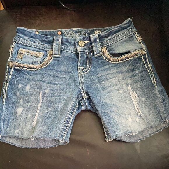 Miss Me Cut Off Jeans (skinny ankle) - Picture 1 of 8
